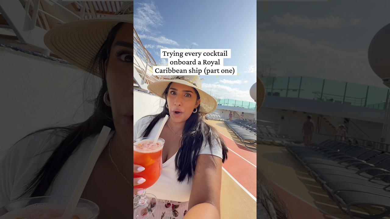 Attempting to try every drink onboard a Royal Caribbean cruise ship! Part one: The pool bar 🍹