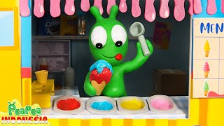 Toko Es Krim Pea Pea dan Pelangi  - Video Lucu untuk Anak