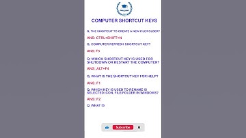 important Shortcut keys 🖥️#shorts #computer #gk #aet #trending #tech #yt #technology #youtubeshorts
