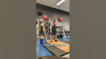 230 lb / 104 kg Overhead Press