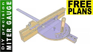 🟢 Making Precision Miter Gauge 👍  FREE PLANS Miter Gauge 👍 Don't Repeat My Mistakes