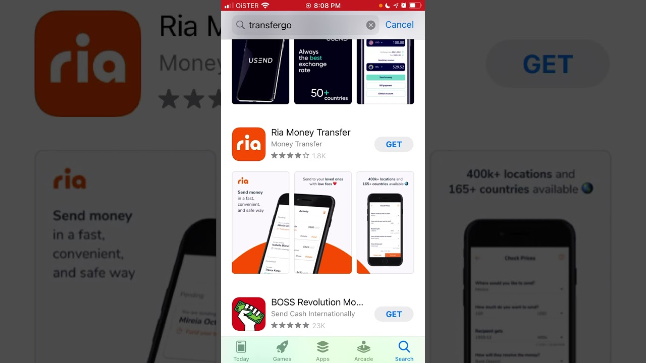 Ria Money Transfer app - how to install and use?