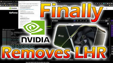 Nvidia Removes LHR Locks