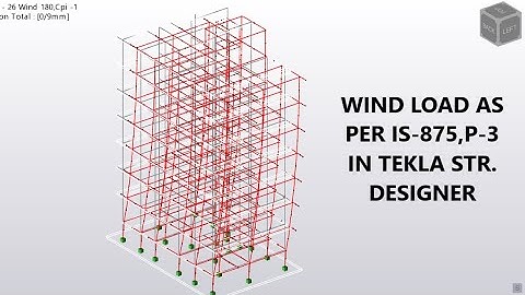 How to Apply Wind Loads in Tekla Structural Designer as per IS code