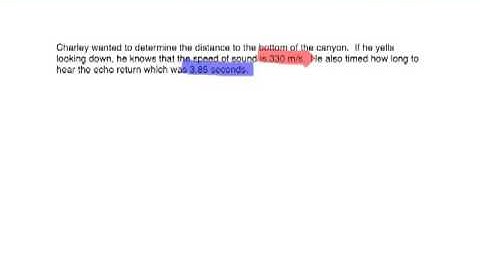 Determining distance using an echo.mp4