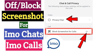 Imo Block Screnshot | Off Imo Screenshot | Imo Block Screenshot For Calls