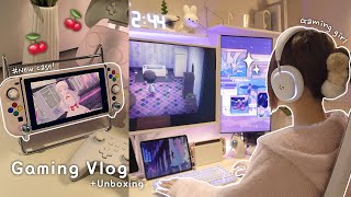 Gaming Vlog | Daily life of playing games🎮 | Unboxing, Nintendo Switch | playvital switch case