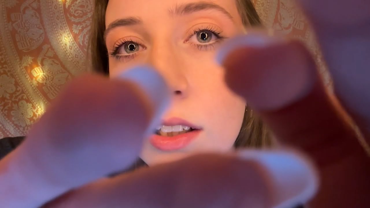 [ASMR] • Up Close Camera & Lens Tapping • Eye Contact • Tongue Clicking