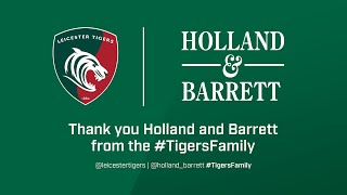Leicester Tigers thanks to departing partner Holland & Barrett screenshot 5