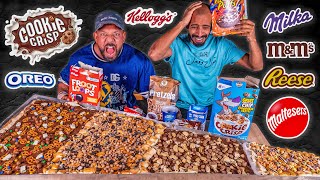 اكبر قطعة بيتزا حلى في العالم 🍕🍫🍪 Worlds Largest Dessert Pizza Slice