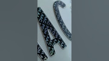 High security anti-counterfeiting license plate hot stamping American size