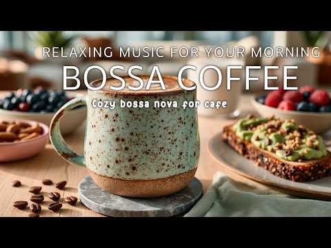 Smooth Bossa Nova Jazz - Relaxing Morning Coffee Shop Ambience & Cozy Bossa Nova Cafe Music