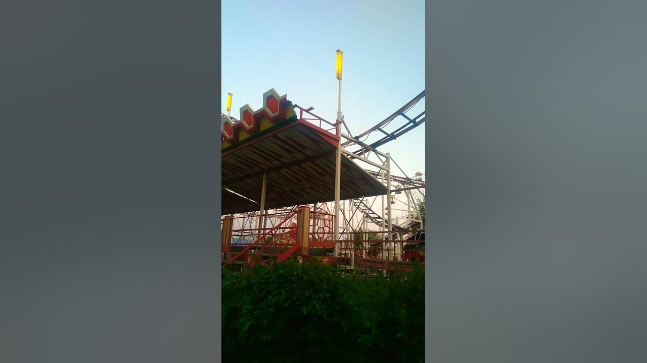 американские горки в парке "Арликино" - YouTube