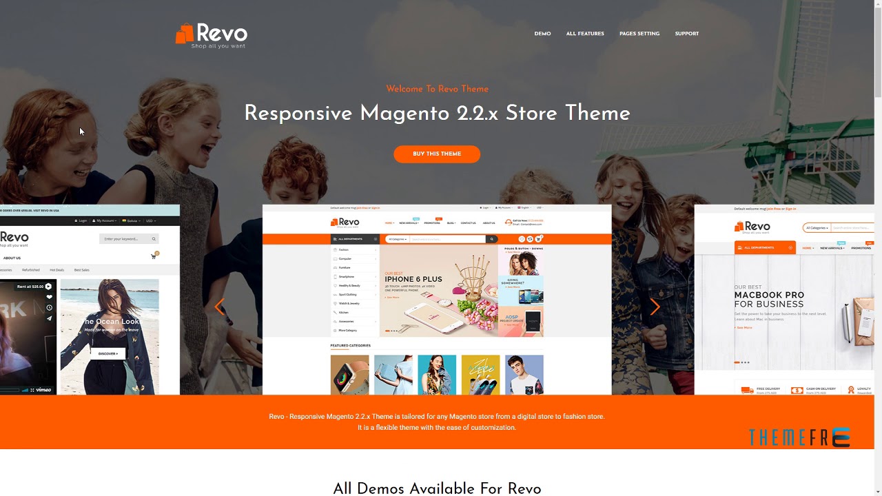 Revo - Responsive Magento 2 Shopping Theme Wisdom Leith - YouTube