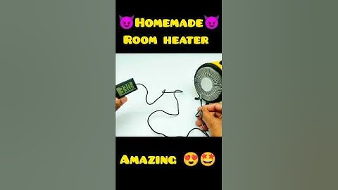 DIY 12V Room Heater | How to Make Electric Heater at Home Step by Step