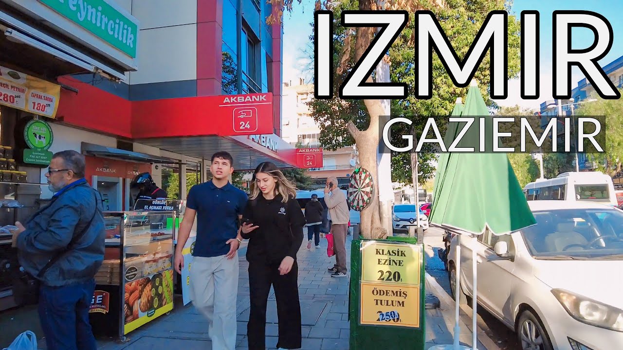 Explore İzmir's Gaziemir: 4K Walking Tour Through the District 🇹🇷