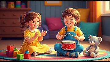 "TINY DRUM"|KIDS RHYMES|FUN AND LEARNING
