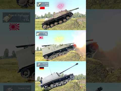 Sturer Emil vs SU 152 vs Ho Ri - Gun Depression