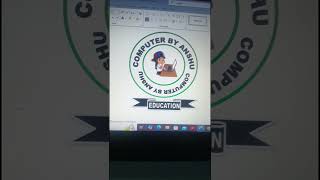 Ms word circle thumbnail banaye 😀 #computer #education