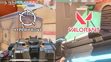 Hyper Front Starcore vs Valorant Spike Comparison