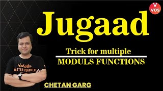 Celebrity JUGAAD! Trick for Multiple Modulus Functions | Maths Tips and Tricks | Chetan Garg | VOS Wealth