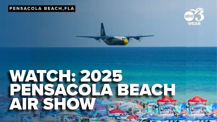 WATCH LIVE: 2025 Pensacola Beach Air Show