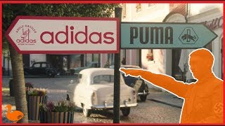 story behind adidas and puma