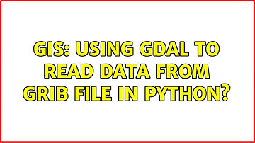GIS: Using GDAL to read data from GRIB file in Python?