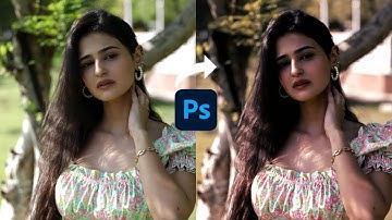 Wine Portrait Mood Color Grading In Photoshop - 5 Min Tutorial ✅