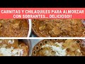 Carnitas y chilaquiles para almorzar con sobrantes… delicioso!!.- RecetasdeLuzMa