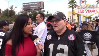 Helen yee of eyes on the game caught up with las vegas raiders fans
moments after breaking news was announced. follow social media:
@helenyeespo...