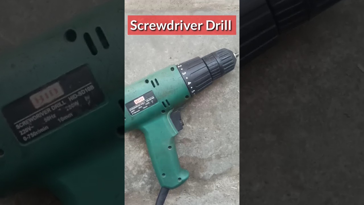 screw driver 🪛🪛  Drill 