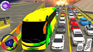 Real Highway Coach Bus Simulator 3D Offroad and City Bus Driving 2026 - Android Gameplay screenshot 3