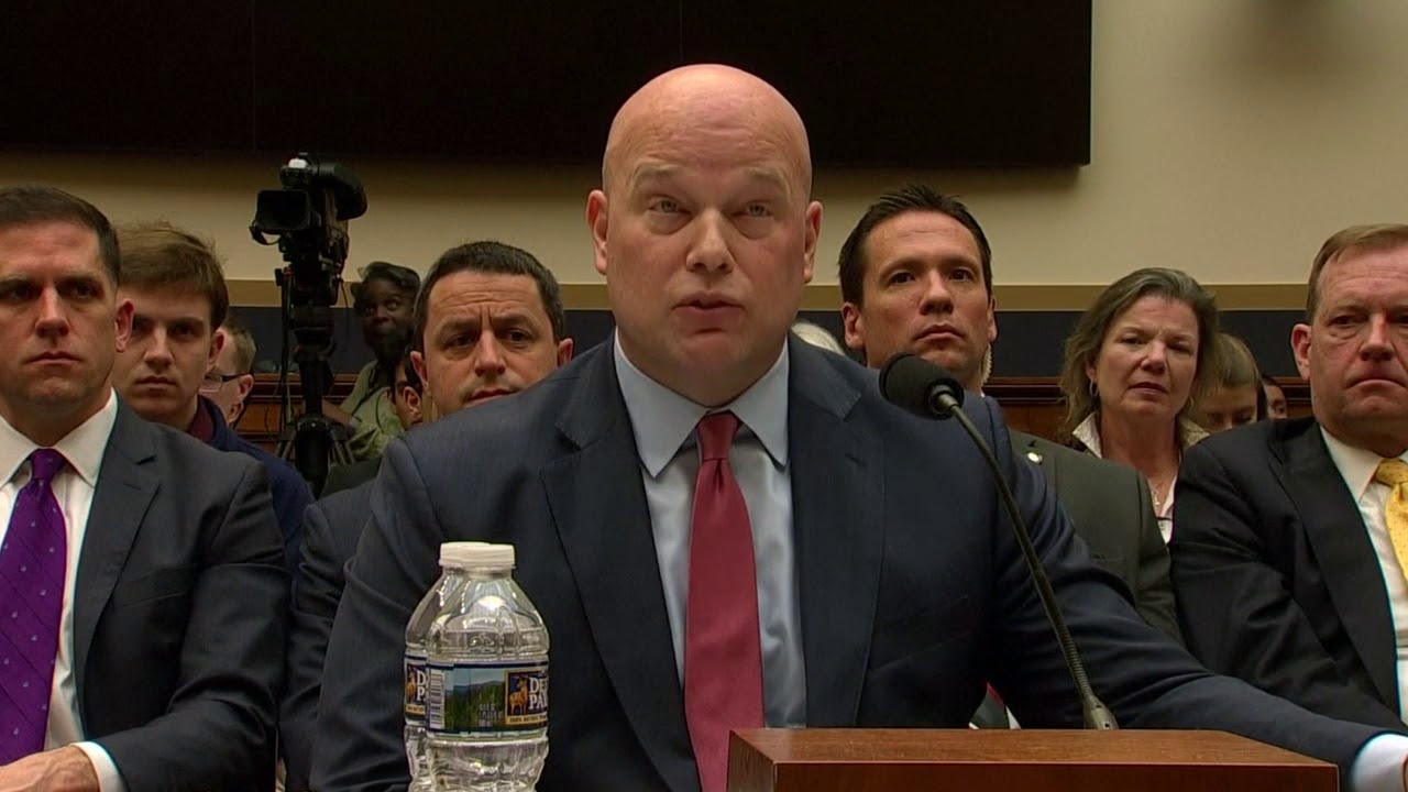 Matthew Whitaker declines to discuss Trump communications