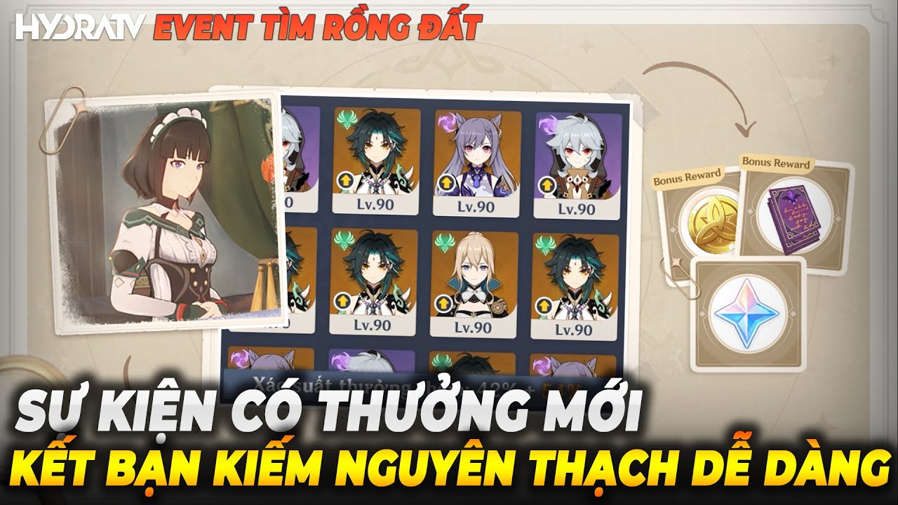 Sự kiện có thưởng: Tìm Rồng Đất, Dễ dàng đạt 100% phần thưởng thêm, kết ...
