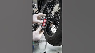 Motorcycle Chain Clean & Care is best done with MOTUL #Motul #MotulCare #bigbear  @MotulIndia