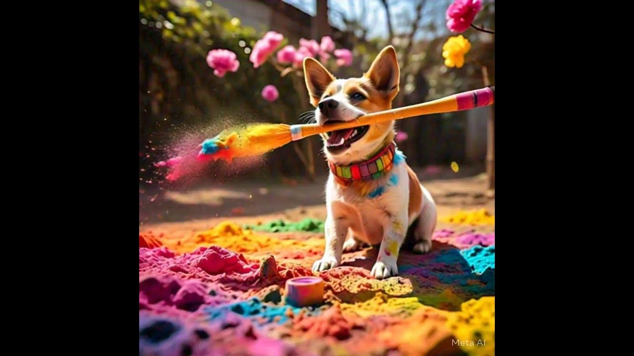 holi playing with pichkari
