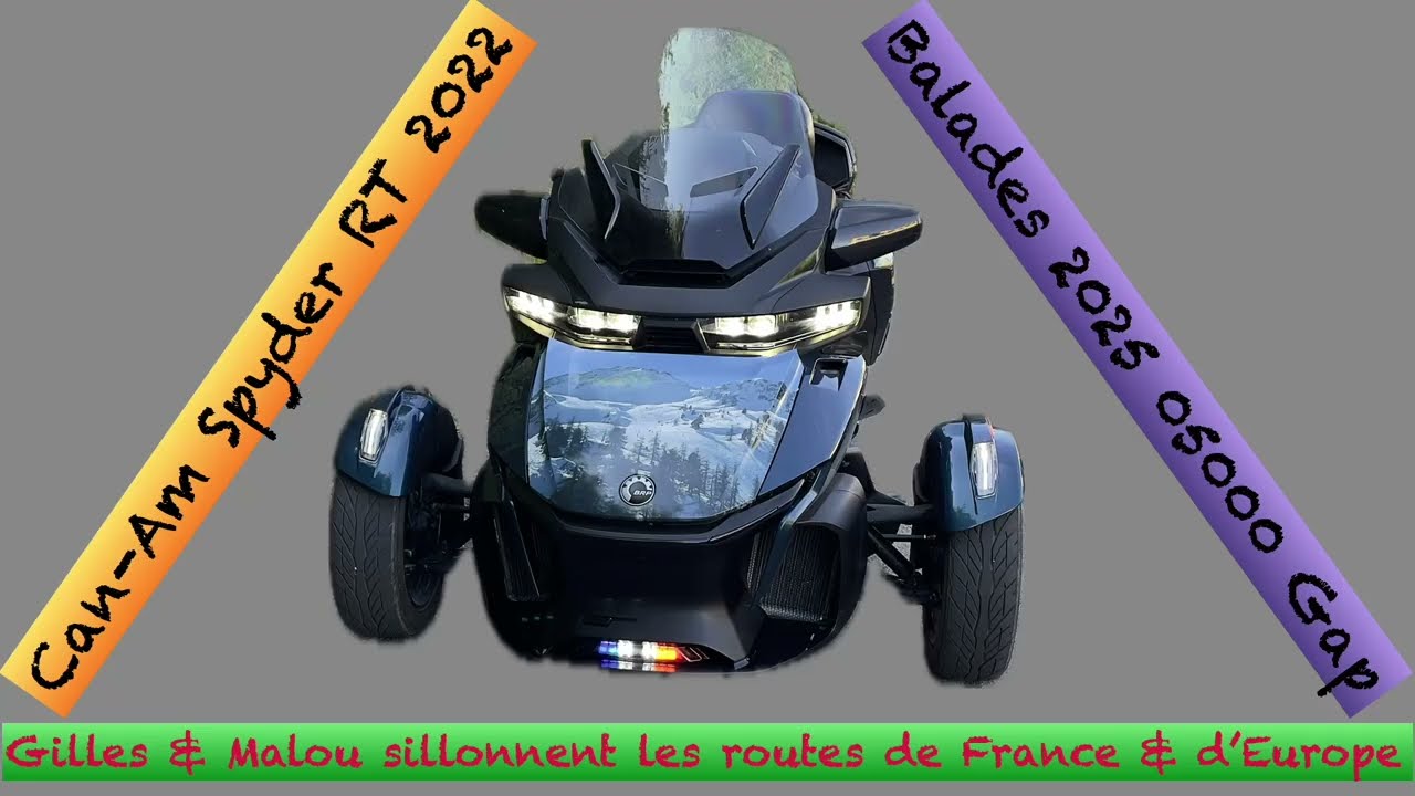 Can-Am Spyder RT sur les routes du Mont Ventoux