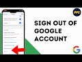 How to sign out of Google ?