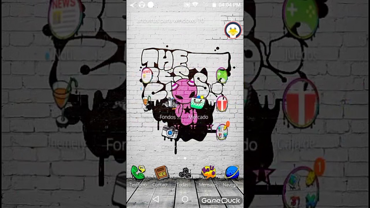 Como Descargar Fondo De Pantalla Graffitis Para Android Youtube