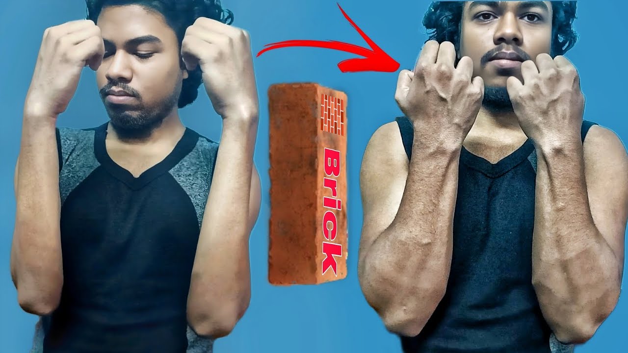 5 Minute Forearms Workout With Bricks At Home Asit Fitness ☑️ YouTube