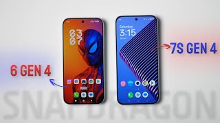 Snapdragon 6 Gen 4 Vs Snapdragon 7s Gen 4 | Antutu Score & Benchmark 