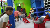 Pump It Up Ninja Run Inflatable Attraction - Youtube