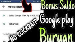 TERBONGKAR !! Dapatkan Saldo Google play hingga 1 juta , pake cara ini Auto dpt saldonya - Durasi: 11.48. 