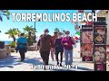 Torremolinos Beach Walk in February 2021, Malaga, Costa del Sol, Spain [4K]