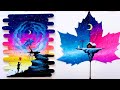 Easy Painting Ideas For Beginners. Art For Home Decor. Painting Tutorial