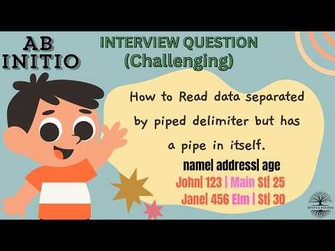 Capgemini 2026 Challenging Piped data reading - Abinitio Interview Qs Solved!