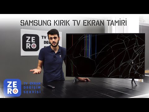 Samsung Kırık Tv Ekran Tamiri // Tv Ekranı Nasıl Değiştirilir ? // Zero Tv Servisi