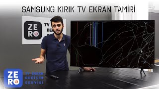 Samsung Kırık Tv Ekran Tamiri // Tv Ekranı Nasıl Değiştirilir ? // Zero Tv Servisi screenshot 4
