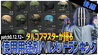 【patch0.12.12~】タルコフマスターが語る使用用途別ヘルメットランキング!!【後編】
